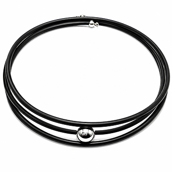 Halsband  choker Silver