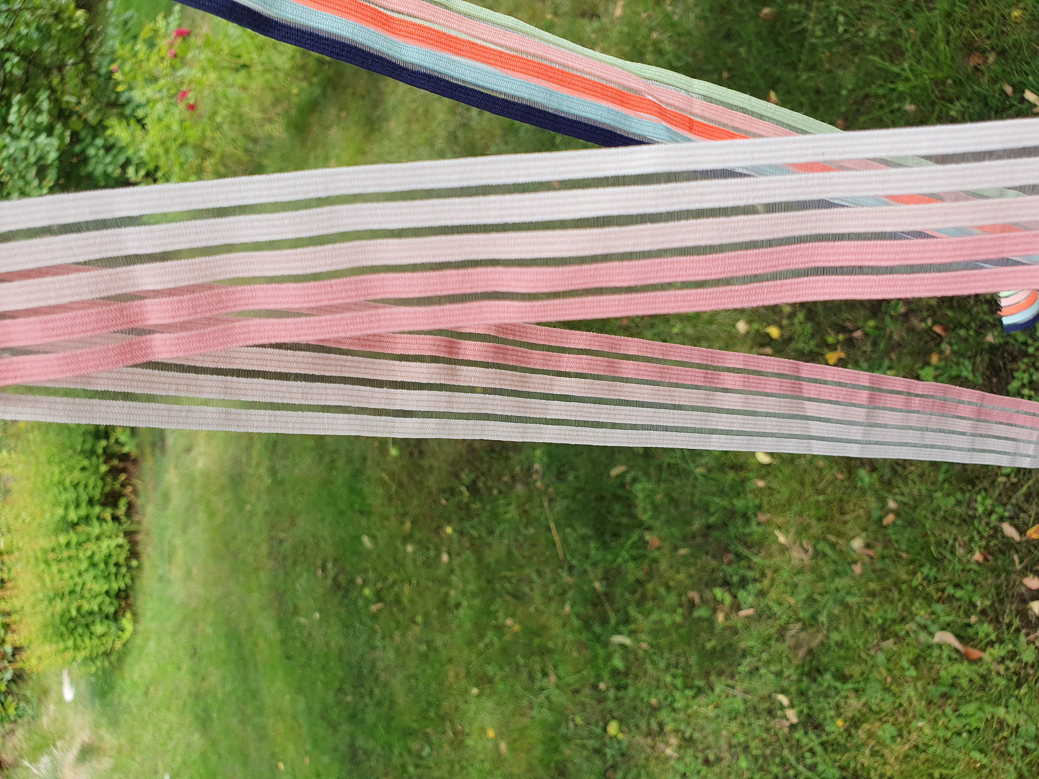 Pink Silk net elastic band - 30 mm - 3