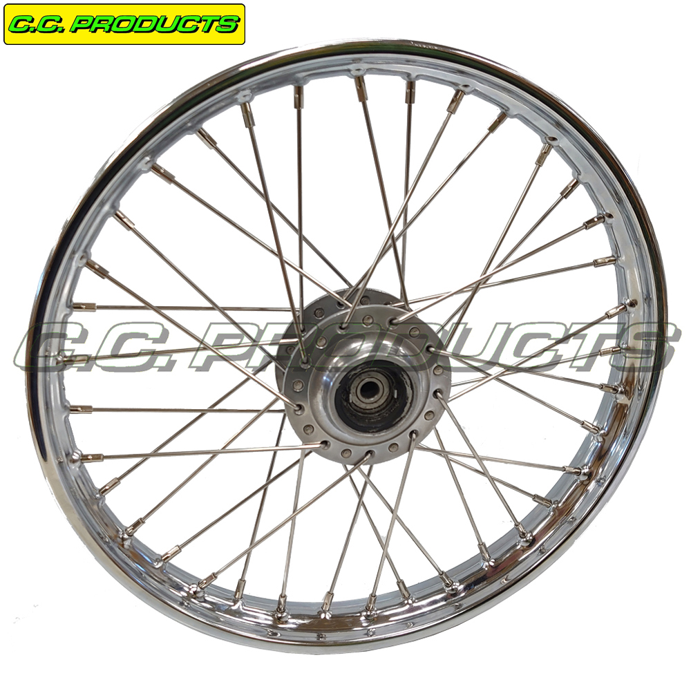 Spoke Set Yamaha FS1 DX 17-inch 75-80 Front Wheel with brake disc - 3