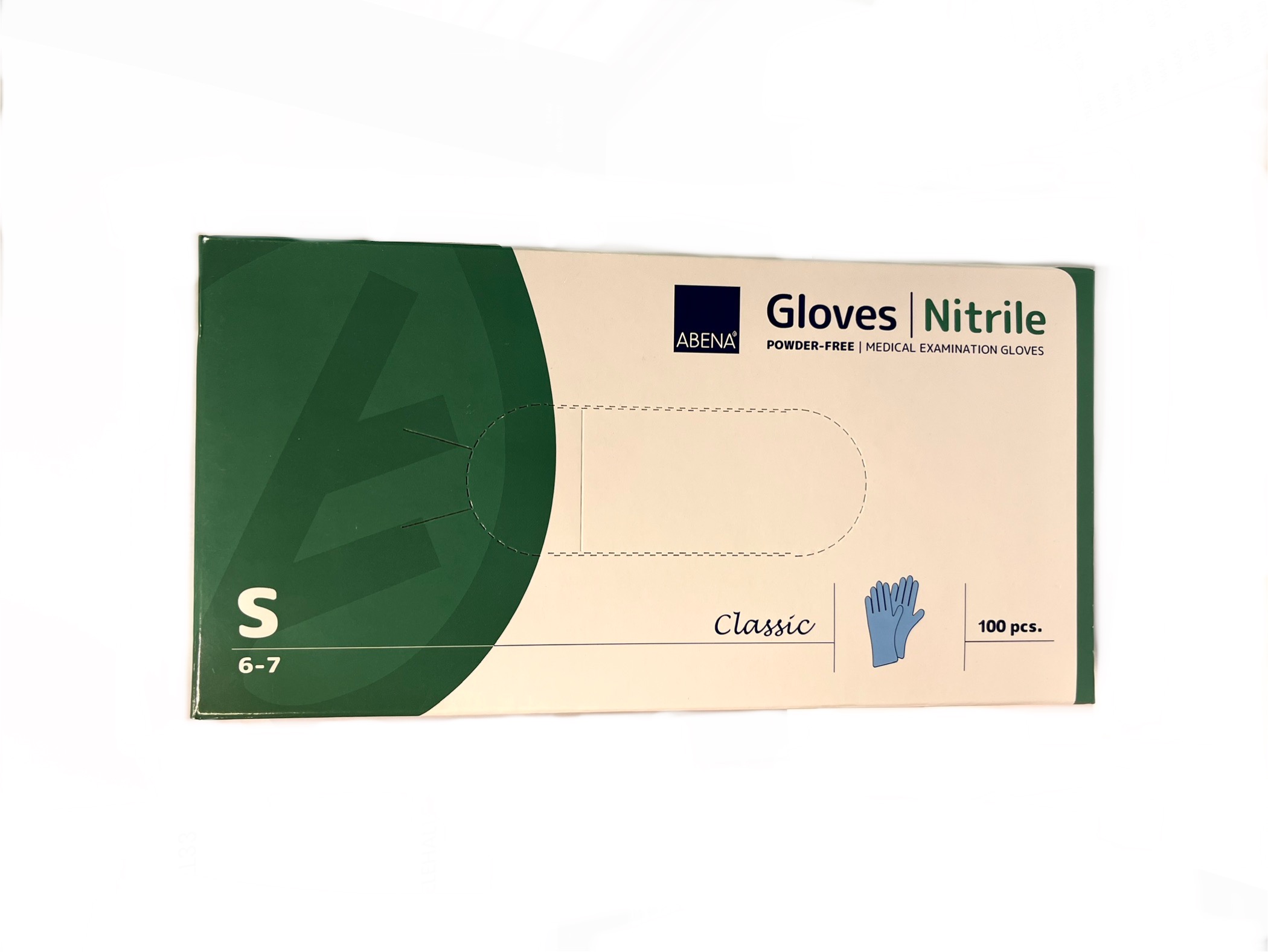 ABENA Classic Nitrilhandskar S blå 100st