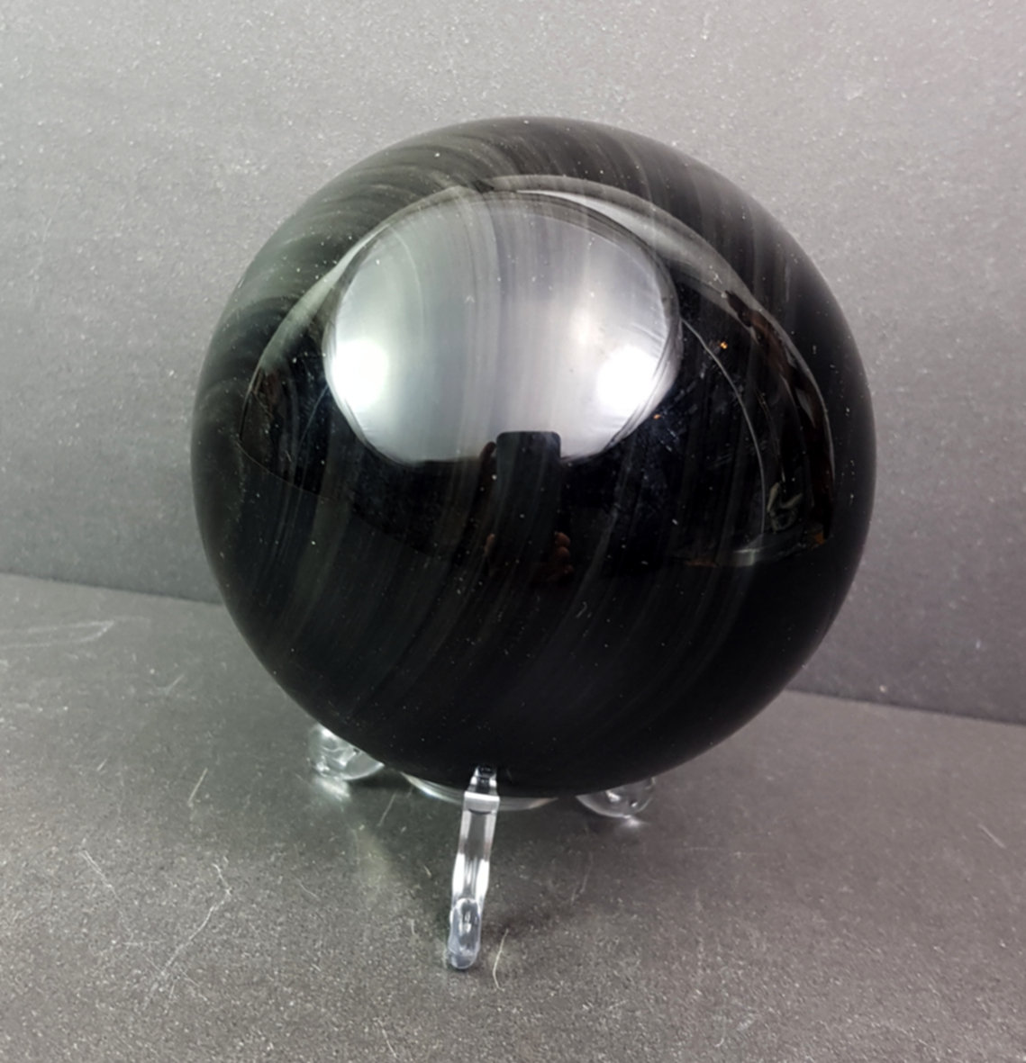 Silver Sheen obsidian Kula/Sfär - 2