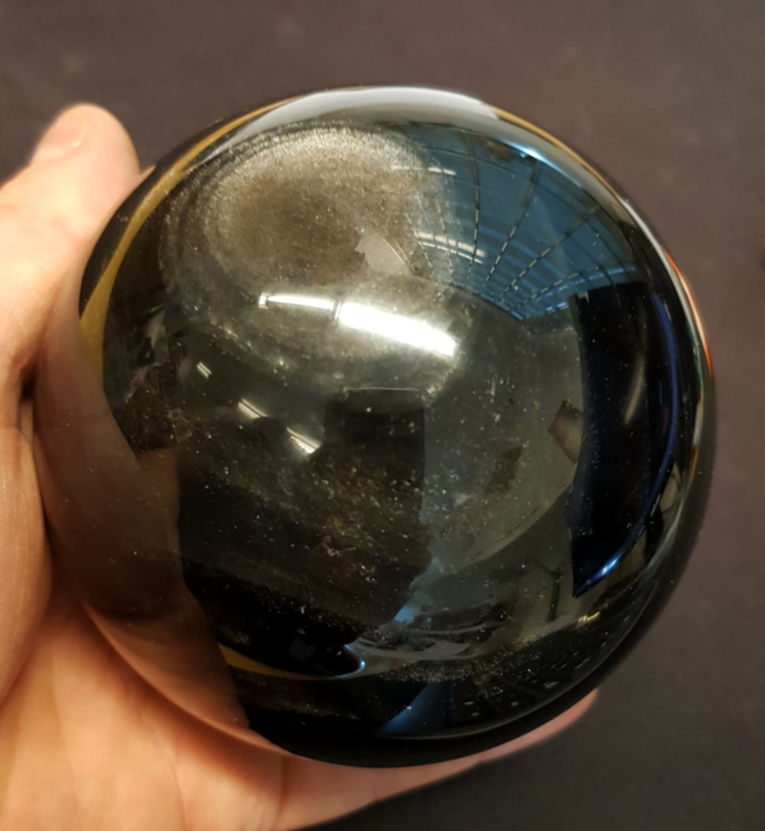 Silver Sheen obsidian Kula/Sfär - 3