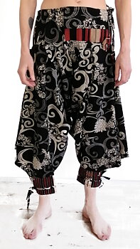 Thai Hill Tribe Haremsbyxor - Lotus