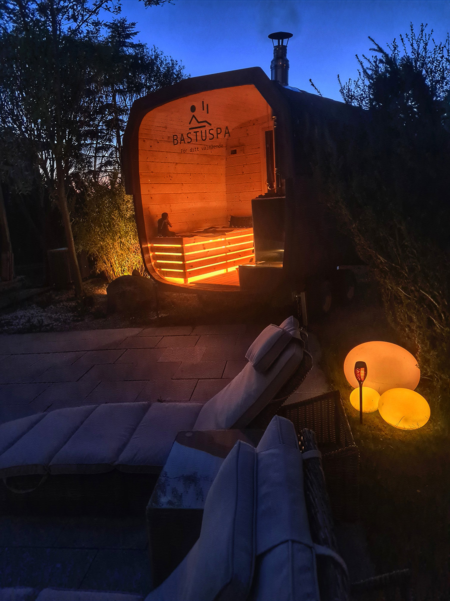 Bastuvagn Föglö 3m med Relax/Omklädningsrum - 9
