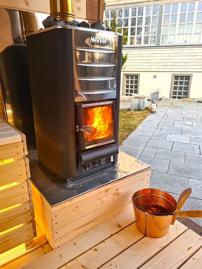 Bastuvagn Föglö 3m med Relax/Omklädningsrum - 8
