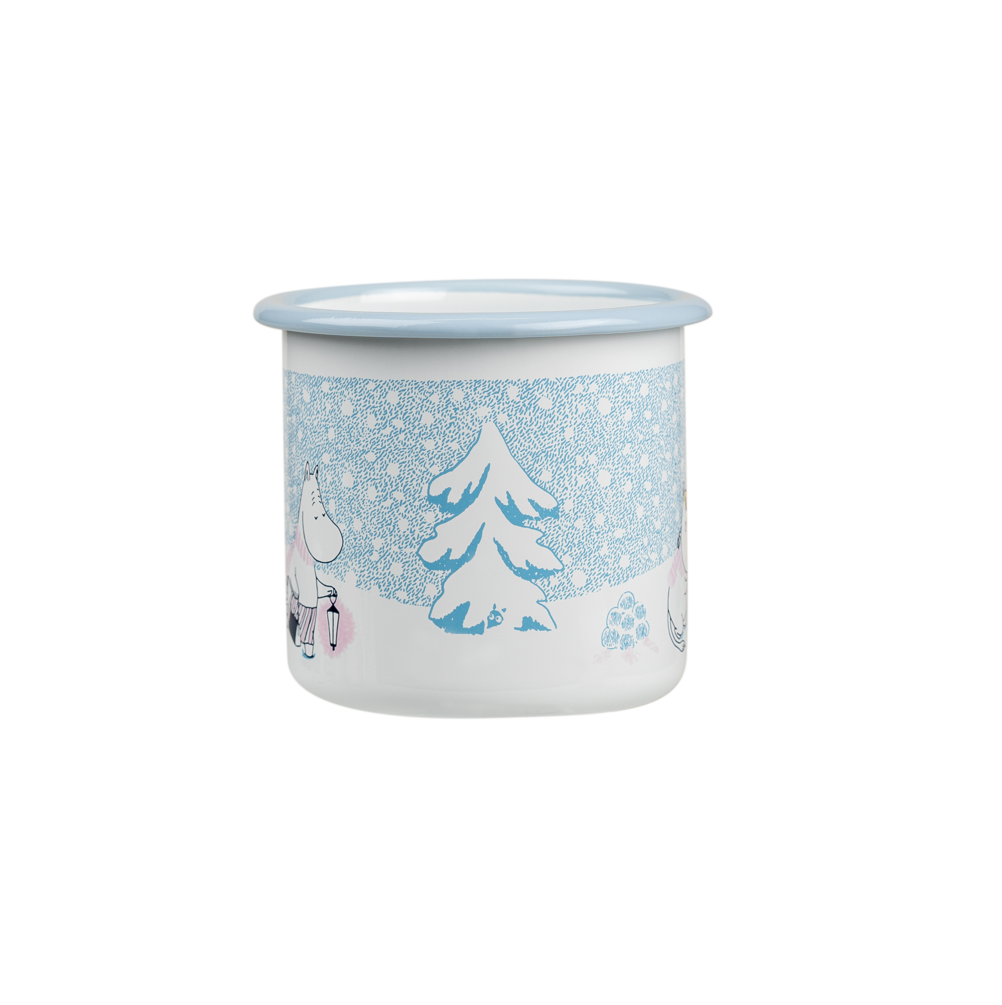 Mumin Emaljmugg 3,7 dl - Let it snow - 4