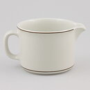 Richard Lindh (Fennica 1979) Sturdy Creamer with Brown Border 12,5 cm