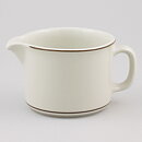 Richard Lindh (Fennica 1979) Sturdy Creamer with Brown Border 12,5 cm