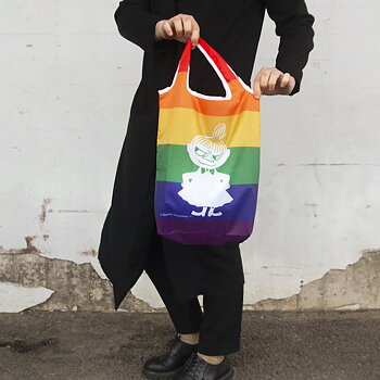 Mumin shopping bag Lilla My PRIDE (tillverkad i 100% återvunna petflaskor)