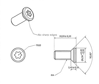 15-pack Ring Screws