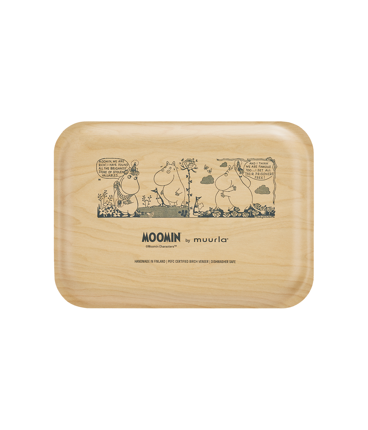 Moomin Tray 27x20 cm - Hug - 2