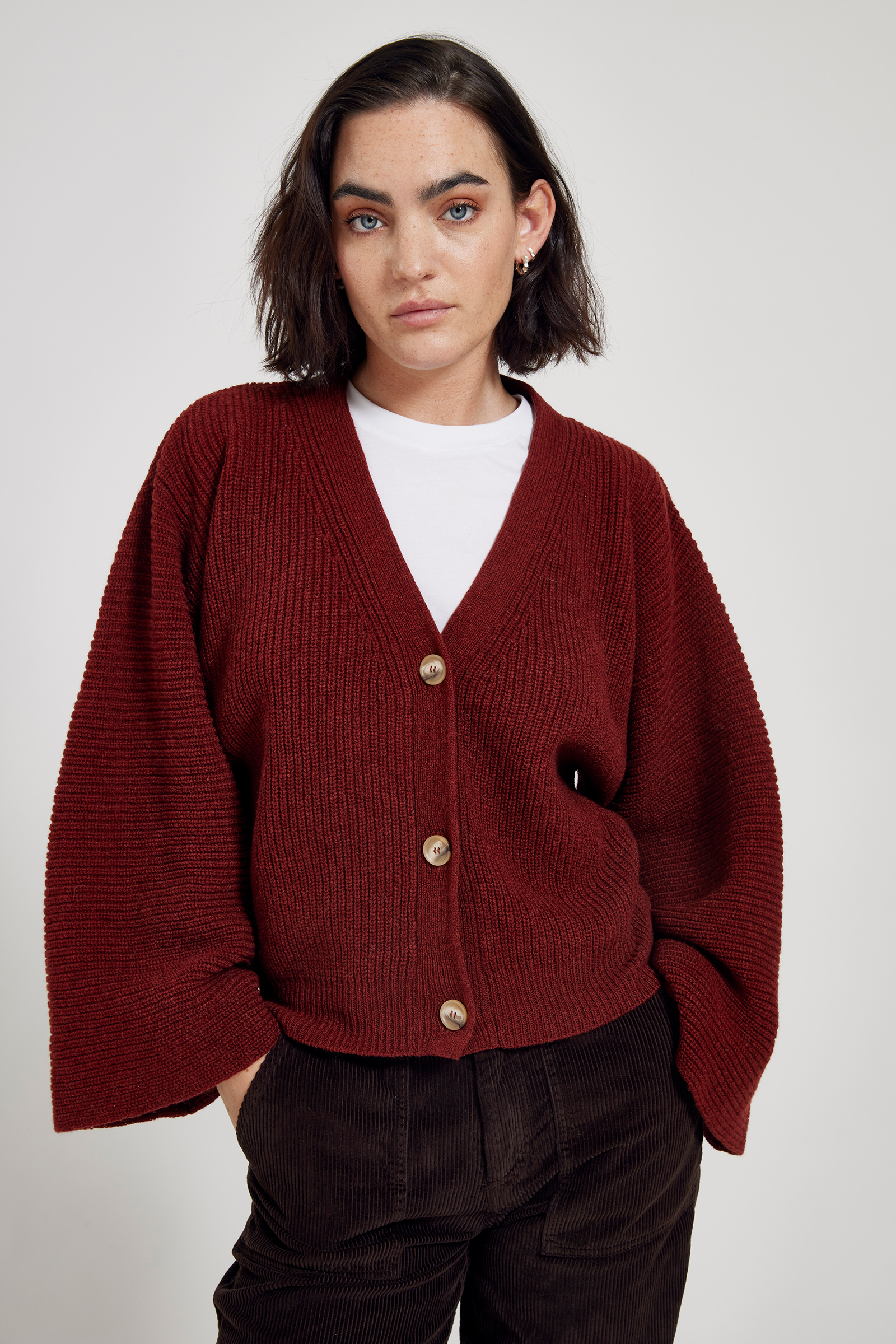 Acne kimono sleeve cardigan outlet