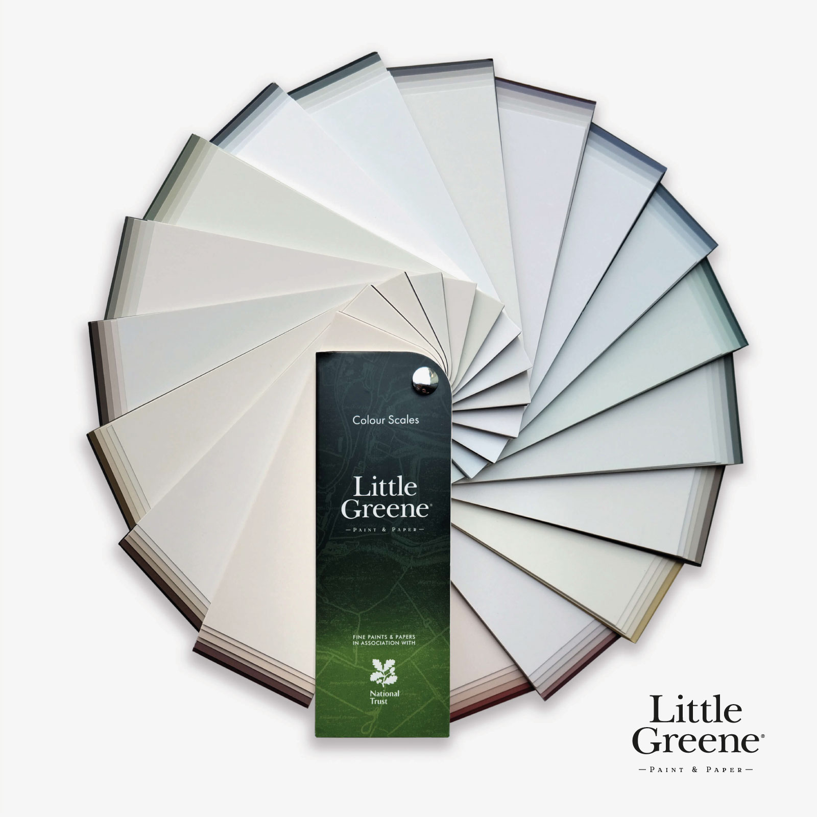 PAKET! FAN DECK LITTLE GREENE + LITTLE BOOK OF COLOUR - 6