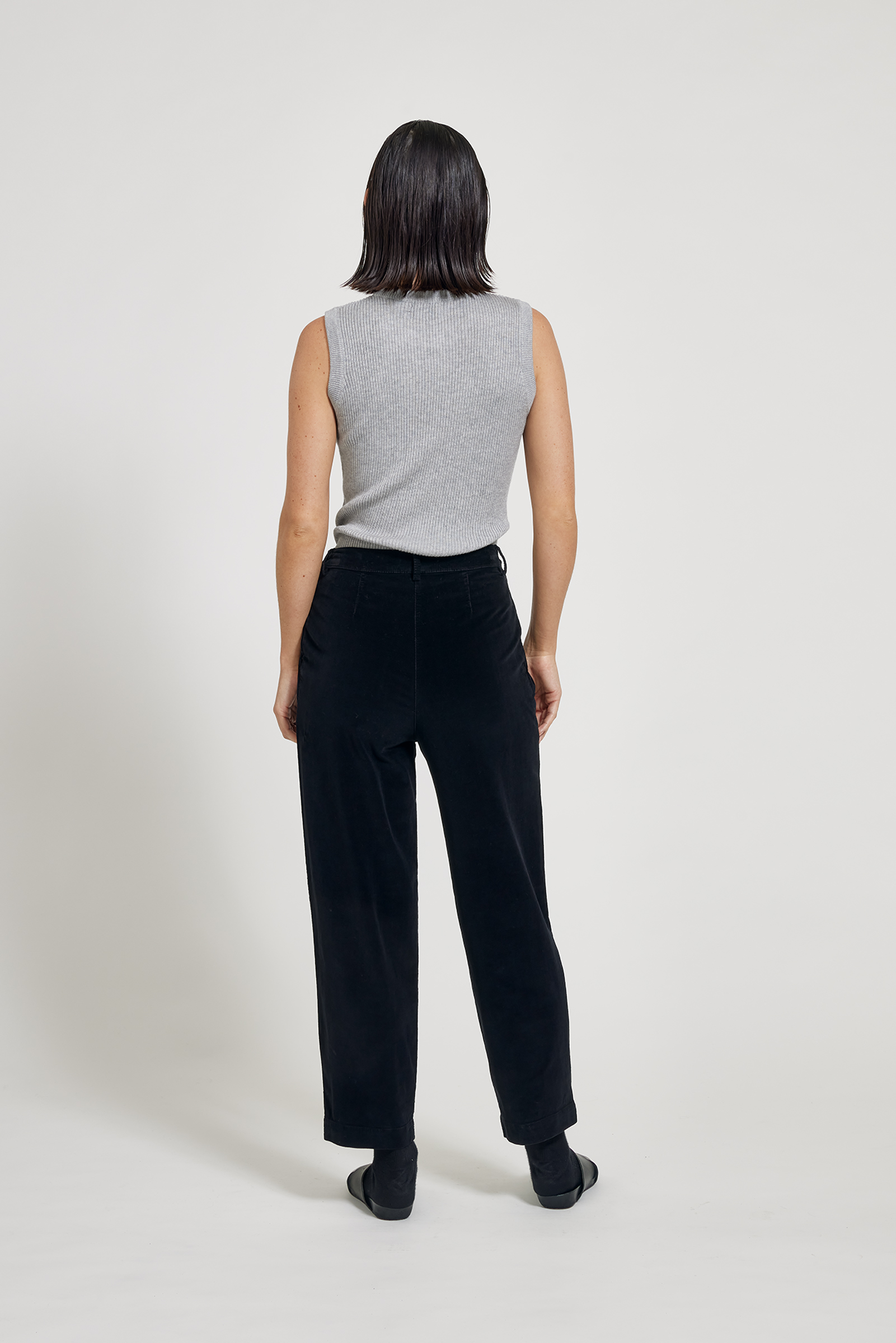 Joss organic cotton baby cord trousers Black MASKA