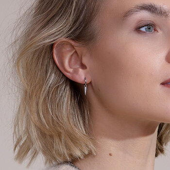 Edblad Peak Mini hoops silver
