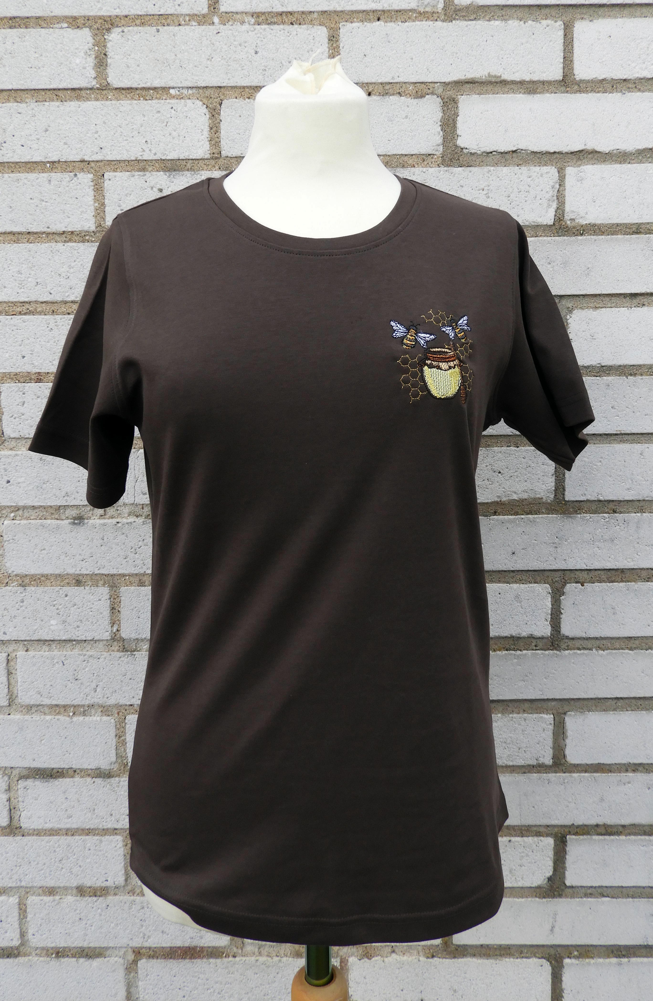  Bi/Honungsburk T-Shirt Oliv Dam 