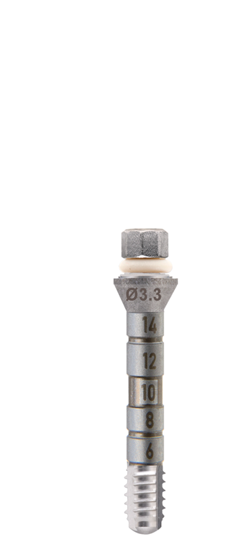 Oktagon BL NC Tap for adapter, Ø 3.3 mm, L 23.0 mm