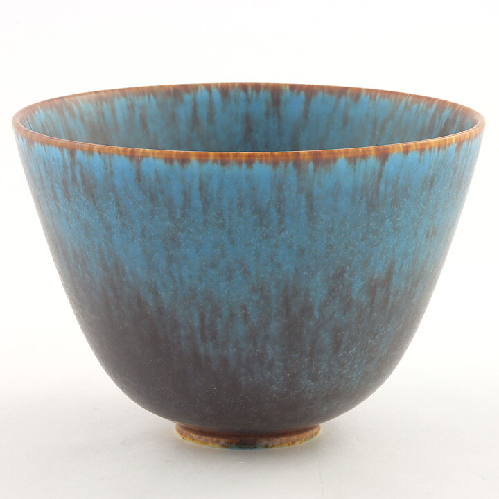 Gunnar Nylund (ARU 1954) Blue Rounded Bowl 13 cm