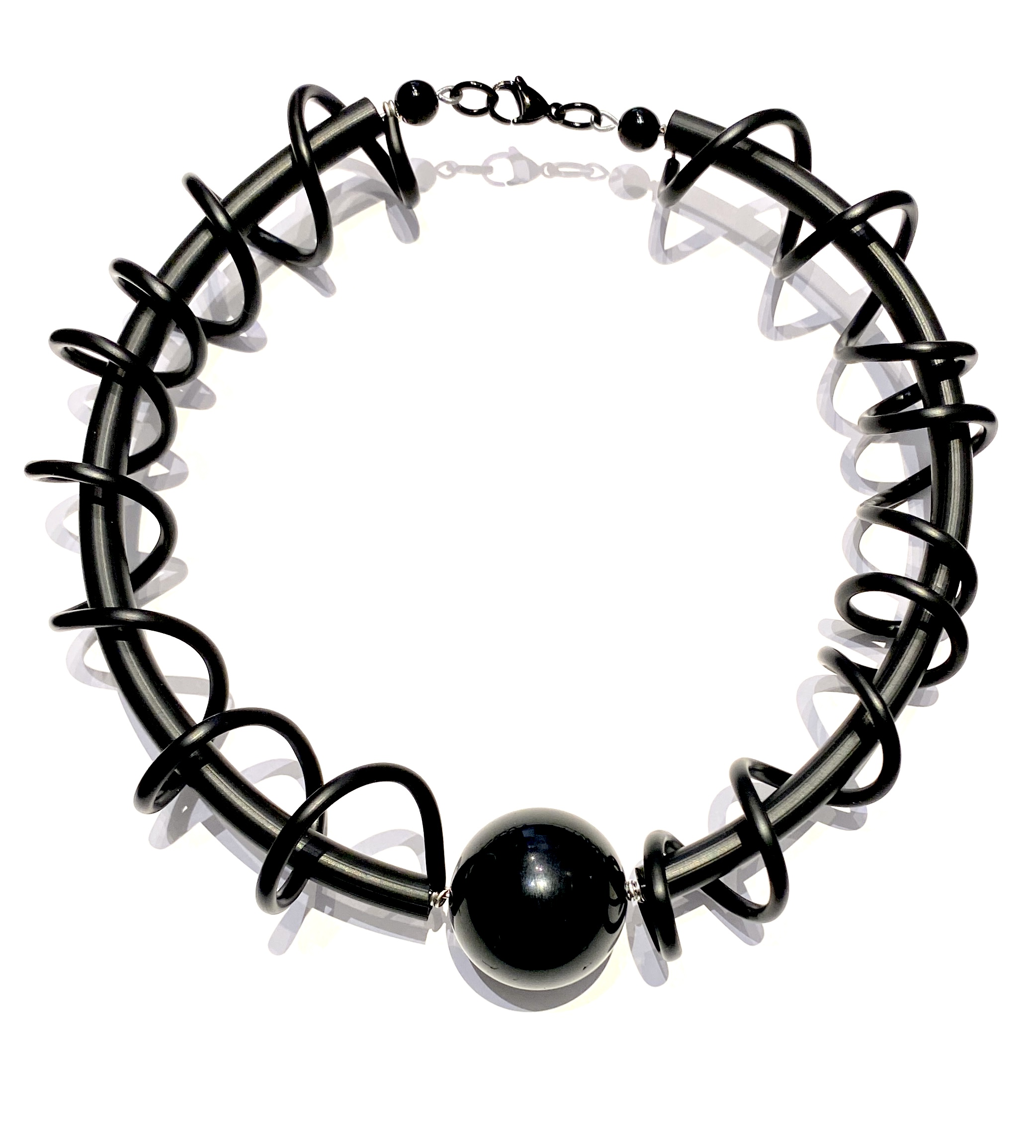 Necklace black onyx