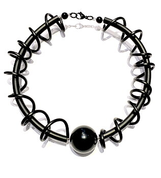 Necklace black onyx
