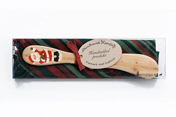 Butter knife gift set - Santa Claus, hand-painted