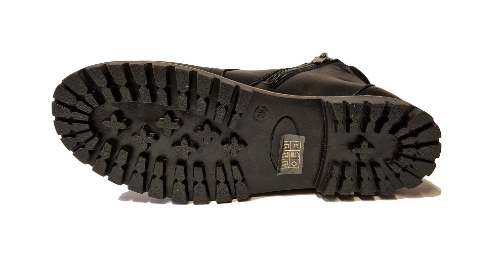 Charlotte of Sweden Zipperboot textilfodrad Black - 3