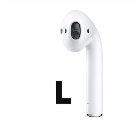 Original Helt Ny 1 st Vänster Hörlur Apple AirPods (2nd gen) - Ersättningsdel
