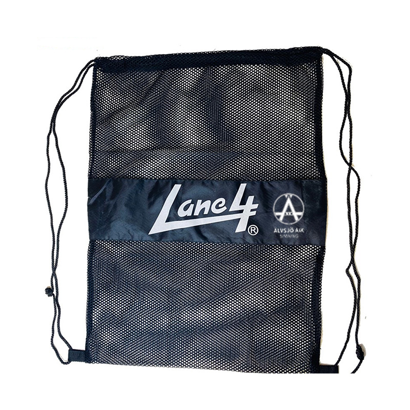 Meshbag Black with silver/grey details