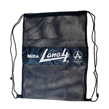 Meshbag Black with silver/grey details