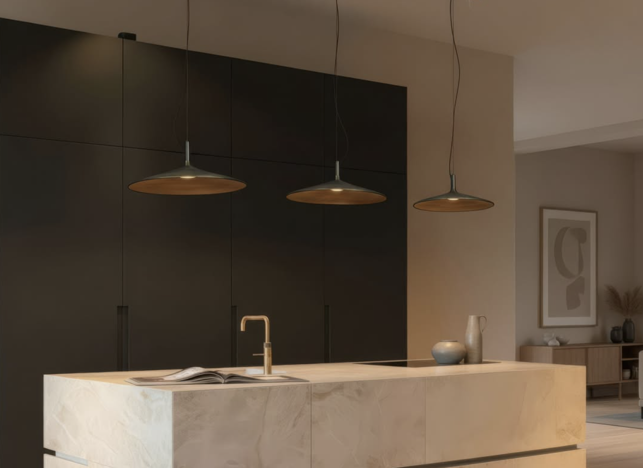 FLUENTE  SMALL- Frezoli,  Taklampa - Mörk mässing - 9