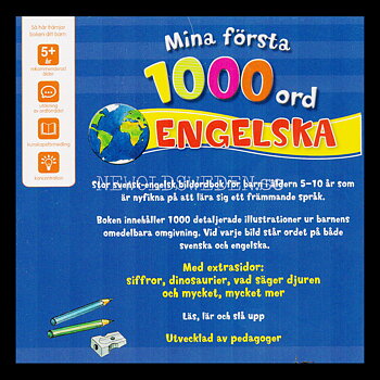 Mina första 1000 ord SVENSKA-ENGELSKA  - S12