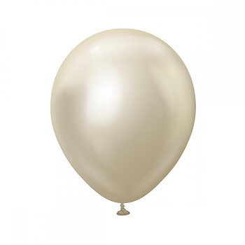 Premium Ballonger Mellanstora White Gold