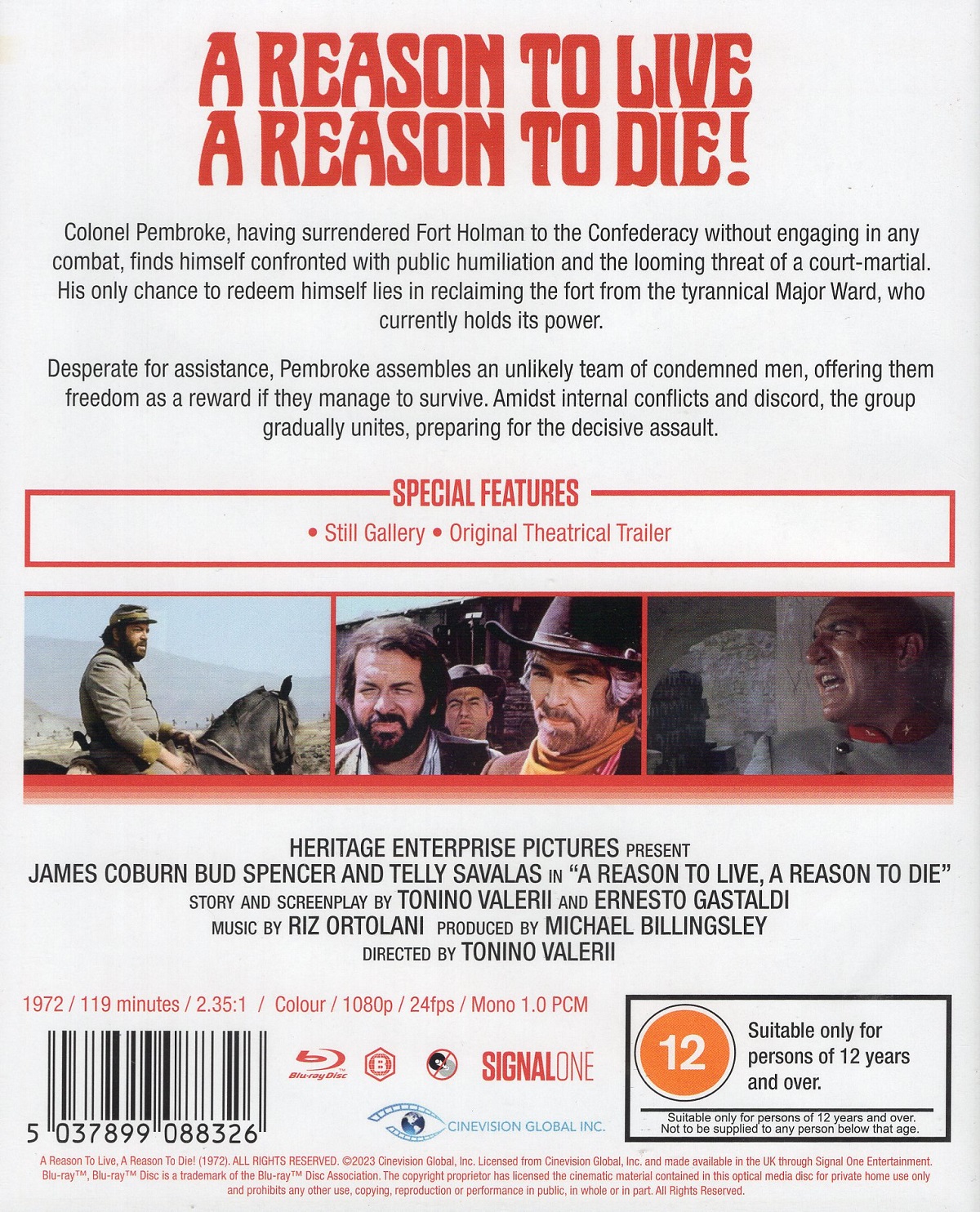 A Reason To Live A Reason To Die! (ej svensk text) (Blu-ray) - 2