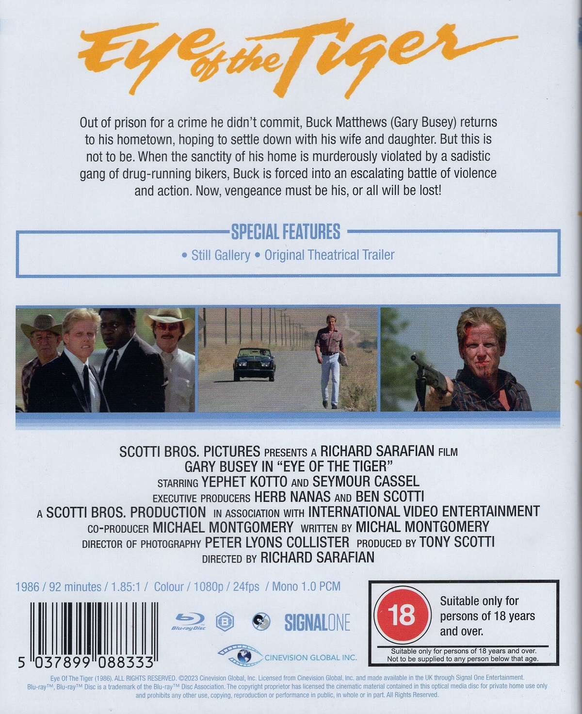 Eye of the Tiger (ej svensk text) (Blu-ray) - 2