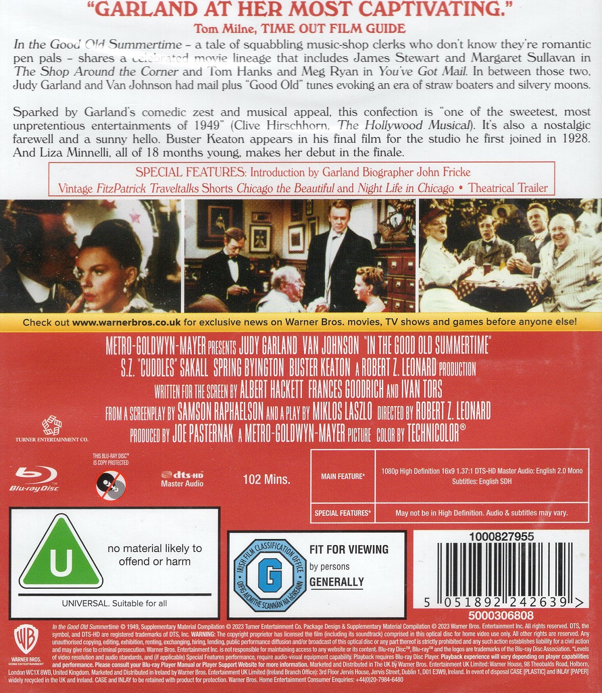 In the Good Old Summertime (ej svensk text) (Blu-ray) - 2