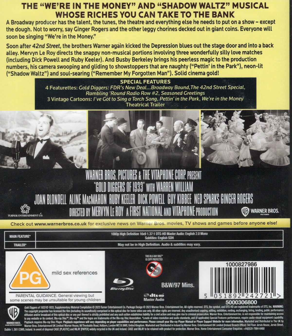 Gold Diggers of 1933 (ej svensk text) (Blu-ray) - 2