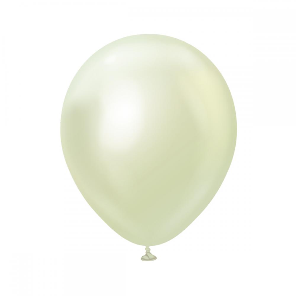 Premium Ballonger Mellanstora Green Gold Chrome