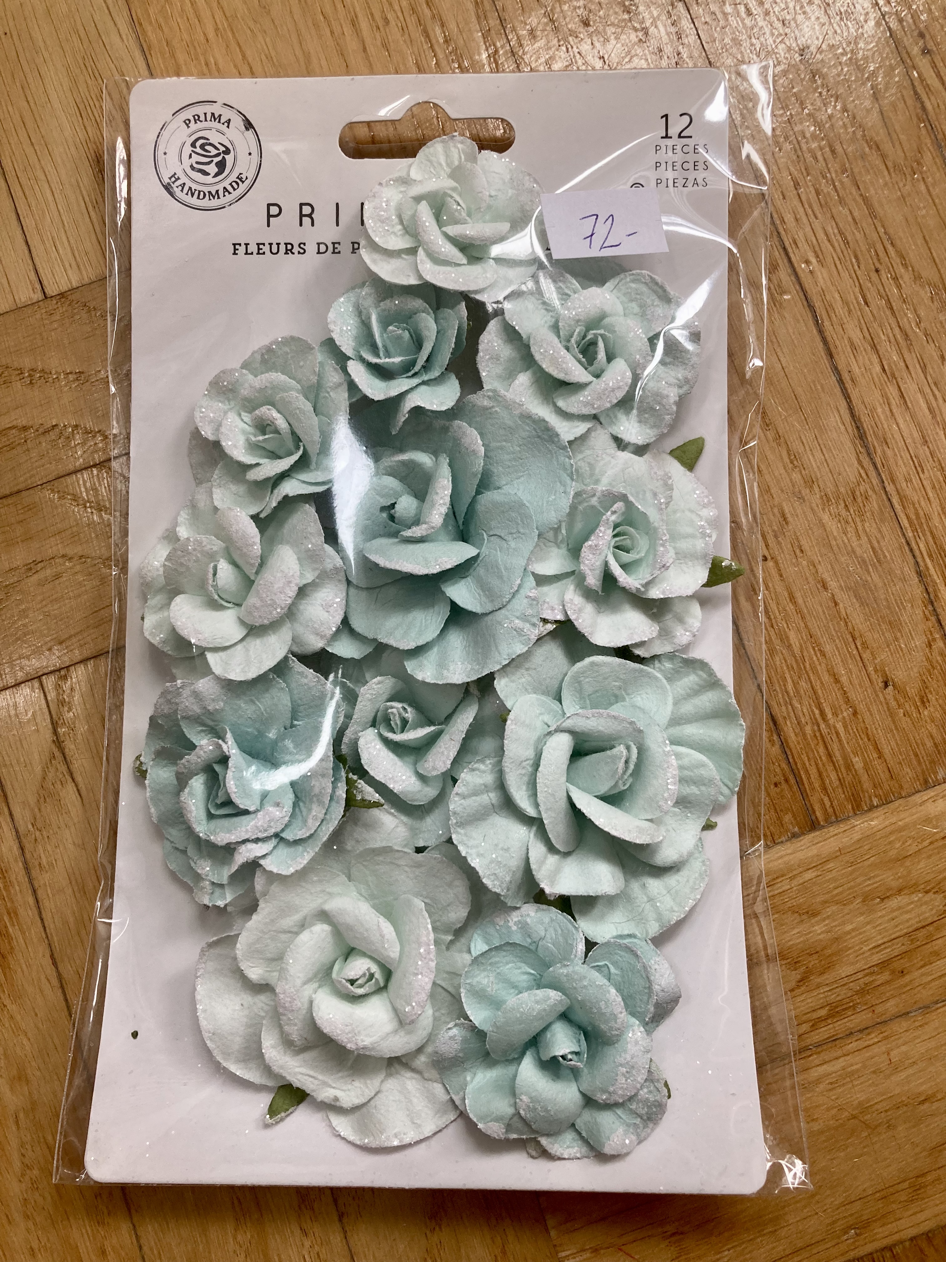 Prima Mulberry Paper Flowers 12 -Magic Love 