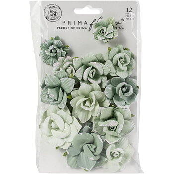 Prima Mulberry Paper Flowers 12 -My Sweet