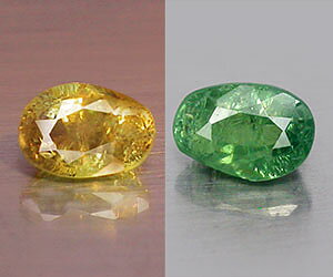 Piedra preciosa de alejandrita rusa real natural super rara de 0,28 ct