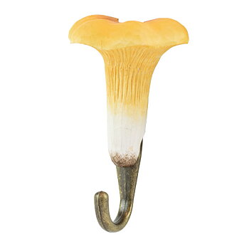 Hand carved hook Chanterelle