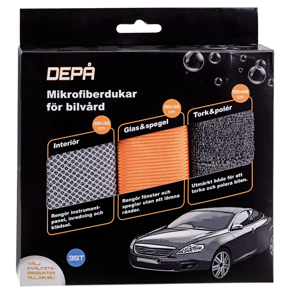 Rengöringsduk Bil 3-P Mikrofiber