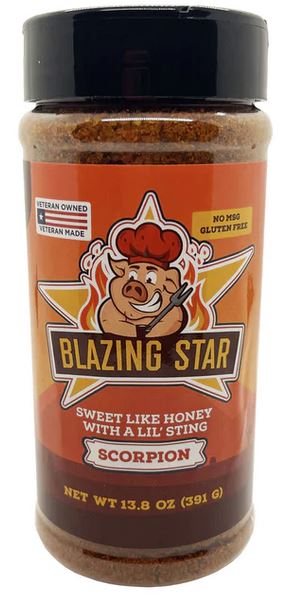 Blazing Star Scorpion BBQ Rub  (391 gr)