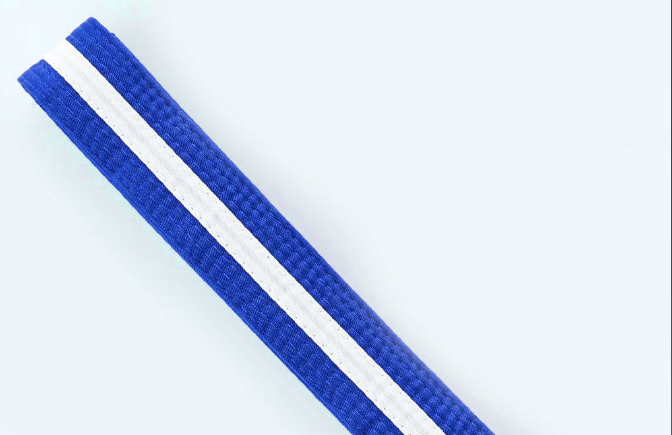 Moon belt Blue with White stripe 4 - 4,5 cm