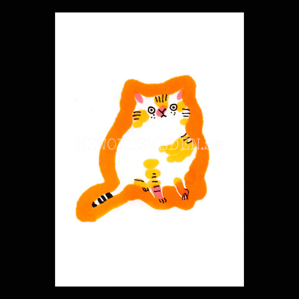 Stunned 2018 - Marie Åhfeldt - Postcard A6 - 1608