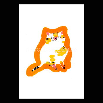 Stunned 2018 - Marie Åhfeldt - Postcard A6 - 1608