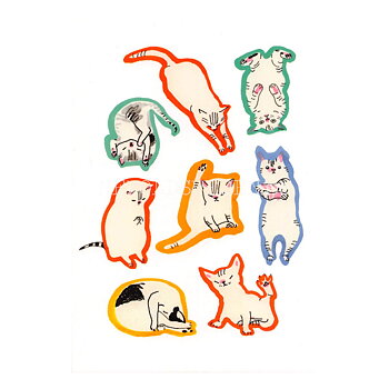 Yoga Cats 2017 - Marie Åhfeldt - Postcard A6 - 1608