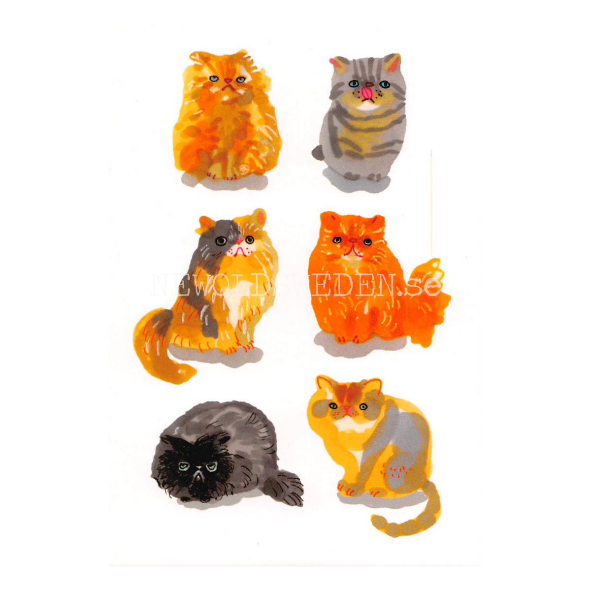 Fluffy 2020 - Marie Åhfeldt - Postcard A6 - 1608 - 2