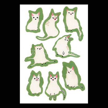 Green Cats 2017 - Marie Åhfeldt - Postcard A6 - 1608