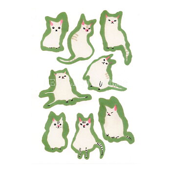 Green Cats 2017 - Marie Åhfeldt - Postcard A6 - 1608